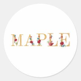 Adesivo Redondo Mapeamento