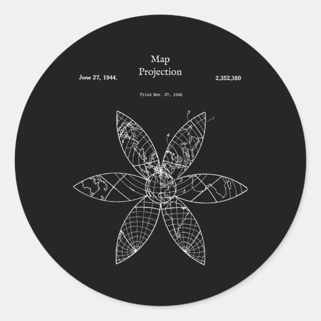 Adesivo Redondo Mapear Geógrafo Geográfico Gis De Projeção (Frente)