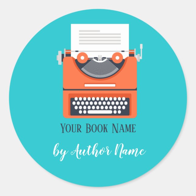 Adesivo Redondo Máquina de Digitalização de Partido de Lançamento  (Frente)