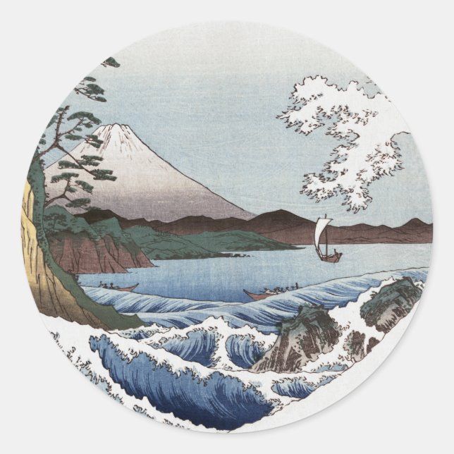 Adesivo Redondo Mar do Satta Sticker (Frente)