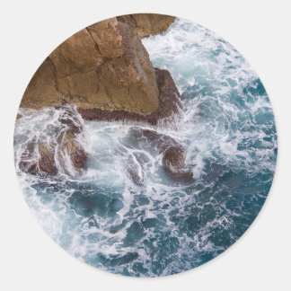 Adesivo Redondo Mar Rocky