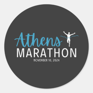 Adesivo Redondo Maratona Atenas 2024