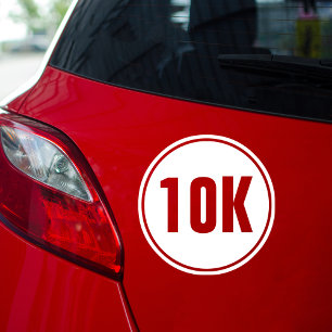 Adesivo Redondo Maratona de 10K