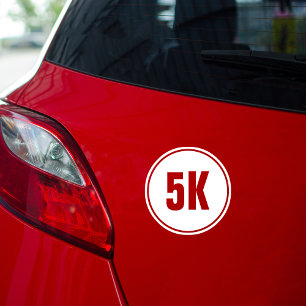 Adesivo Redondo maratona de 5k