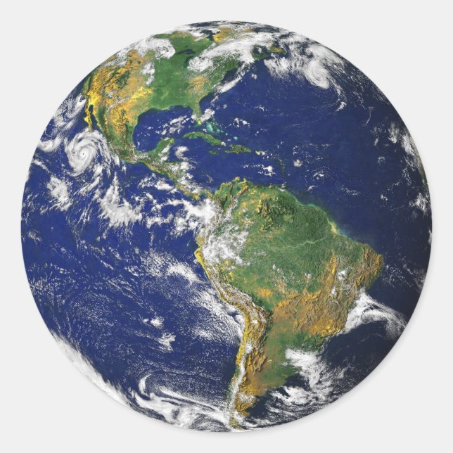 Adesivo Redondo Marble Azul (Frente)