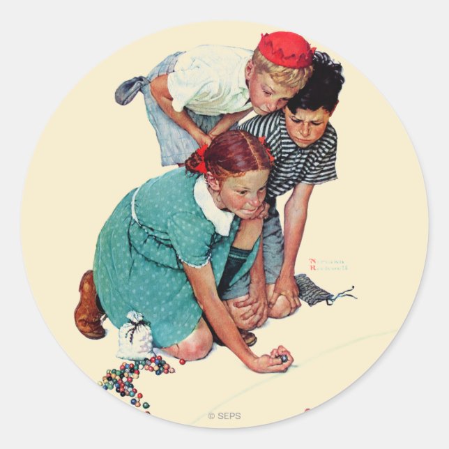 Adesivo Redondo Marble Champion (Frente)