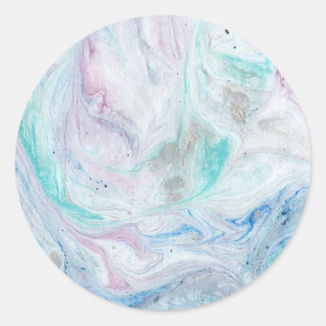 Adesivo Redondo Marble I (Frente)