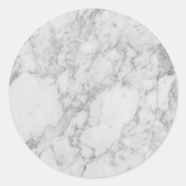 Adesivo Redondo Marble Personalizado (Frente)
