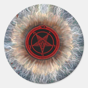 ADESIVO REDONDO MARCA DO DEVIL EYEBALL