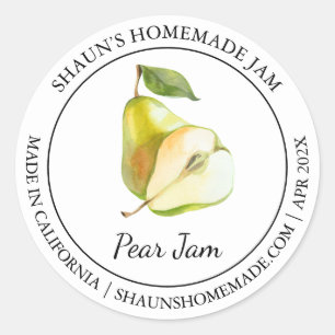 Adesivo Redondo Marca Pear Jam Modern