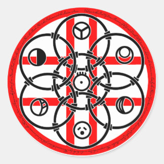 Adesivo Redondo Marcador lunar