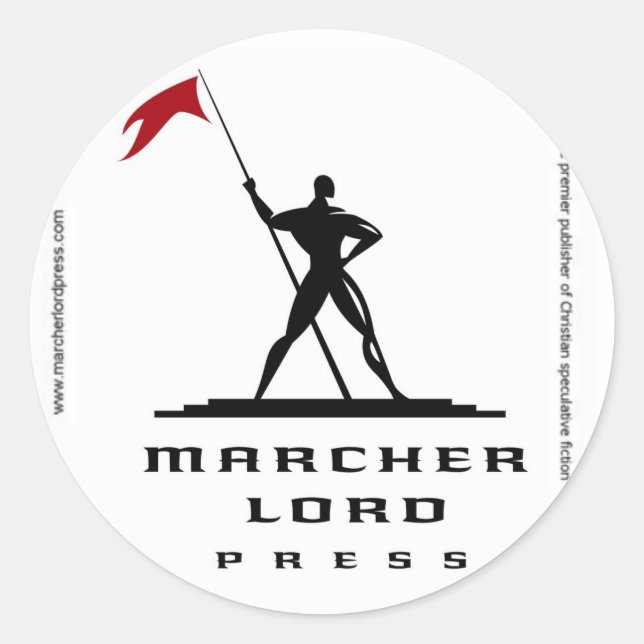 Adesivo Redondo Marcher Lord Press Stickers (Frente)