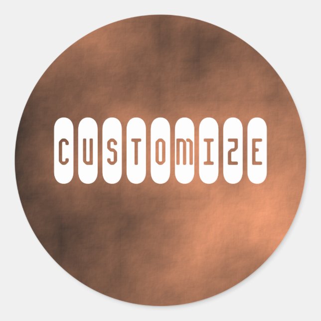 Adesivo Redondo Marcian Sand Storm - Modelo (Frente)