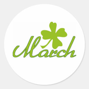 Adesivo Redondo Março