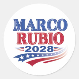 Adesivo Redondo Marco Rubio 2028 (3st)