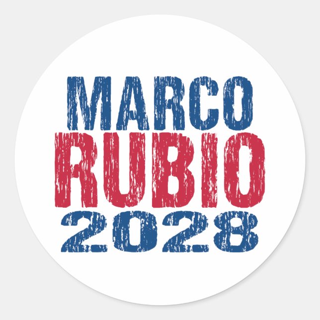 Adesivo Redondo Marco Rubio 2028 (dis) (Frente)