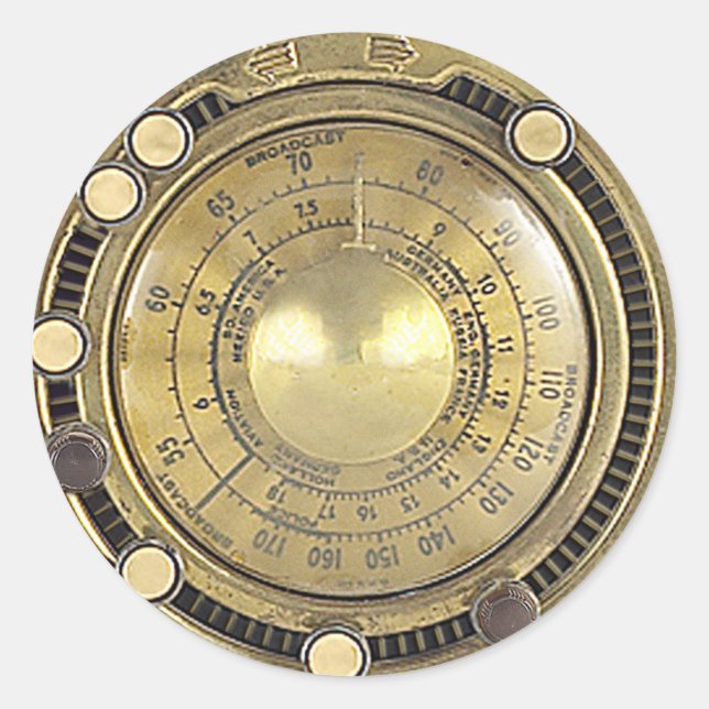 Adesivo Redondo Marconiscópio adaptativo do professor Temple (Frente)