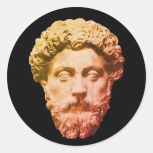Adesivo Redondo Marcus Aurelius