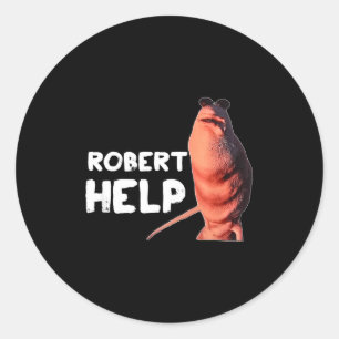 Adesivo Redondo Marcus O Meme do Verme Gráficos Divertidos Vrchat