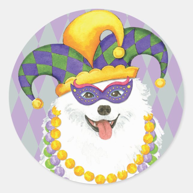 Adesivo Redondo Mardi Gras Eskie (Frente)