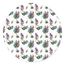 Mardi Gras Sticker