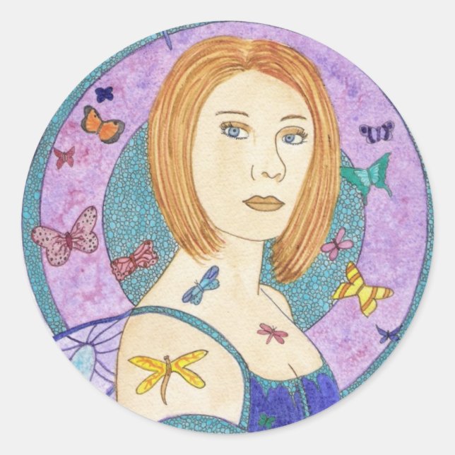 Adesivo Redondo Mare Stickers (Frente)