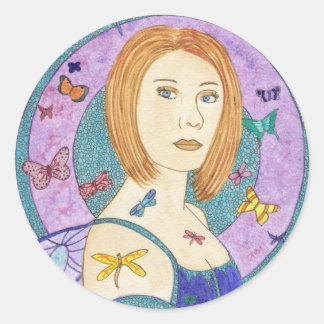 Adesivo Redondo Mare Stickers