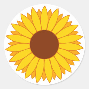 Adesivo Redondo Margarida