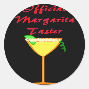 Adesivo Redondo Margarita Taster T-Shirts e presentes