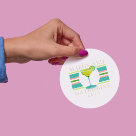 Adesivo Redondo Margs e Matrimony - 2025 Bachelorette