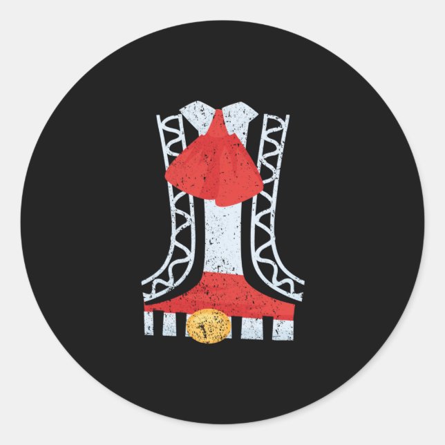 Adesivo Redondo Mariachi Charro Cinco De Mayo Costume (Frente)