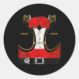 Adesivo Redondo Mariachi Halloween Costume Charro Cinco De