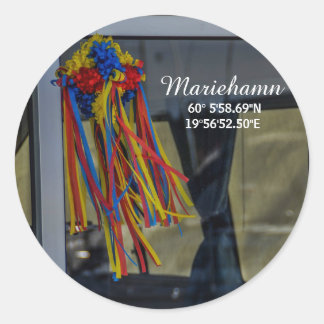 Adesivo Redondo Mariehamn, Åland