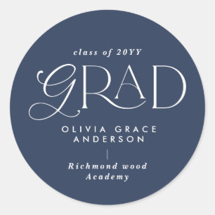 Adesivo Redondo Marinho azul multifoto moderna contemporânea