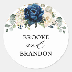 Adesivo Redondo Marinho Dourado Champanhe Branco Casamento Geomét