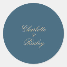 Marinho Dourado Floral Boho Wedding