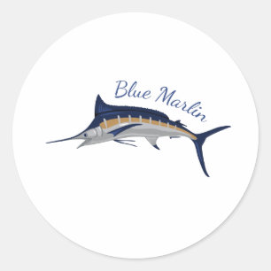 Adesivo Redondo Marlin Azul