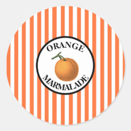 Adesivo Redondo Marmalade Laranja