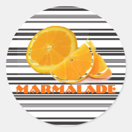 Adesivo Redondo Marmalade Sticker
