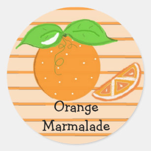 Adesivo Redondo Marmelada de Laranja