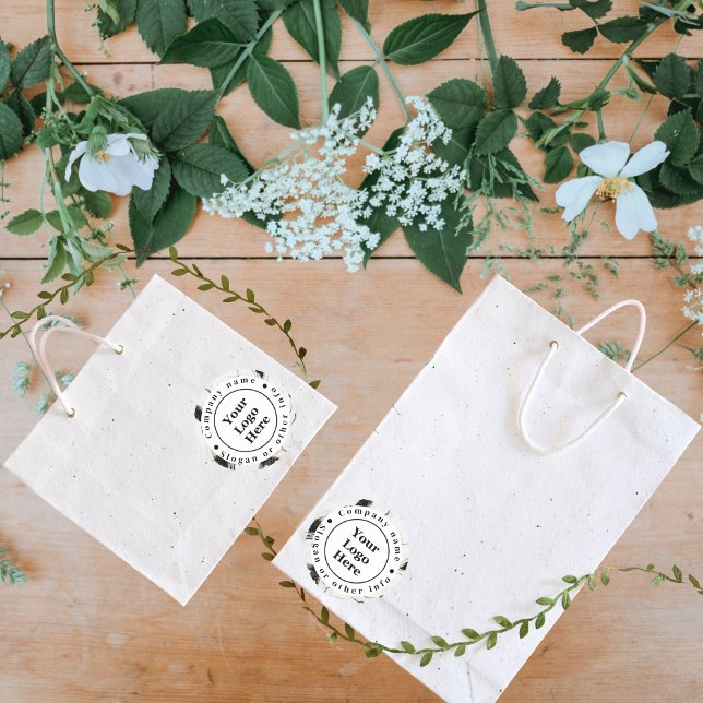 Adesivo Redondo Mármore preto e branco (Criador carregado)