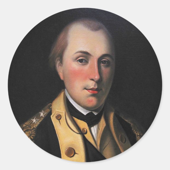 Adesivo Redondo Marquis de Lafayette (Frente)