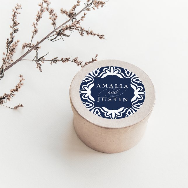 Adesivo Redondo Marrakesh Wedding Sticker | MARINHO (Criador carregado)