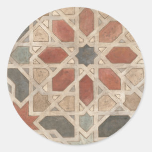 Adesivo Redondo Marraquexe Design II não embelezado