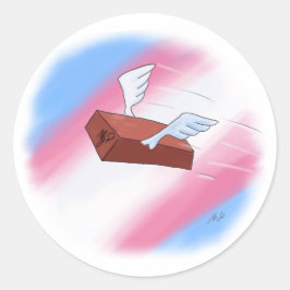 Adesivo Redondo Marsha P. Johnson Envia Seus Regidos