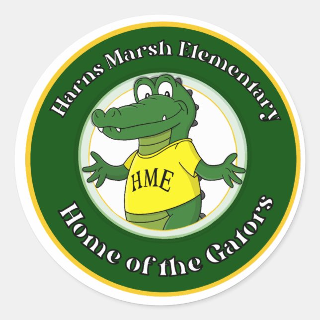 Adesivo Redondo Marshall Stickers (Frente)