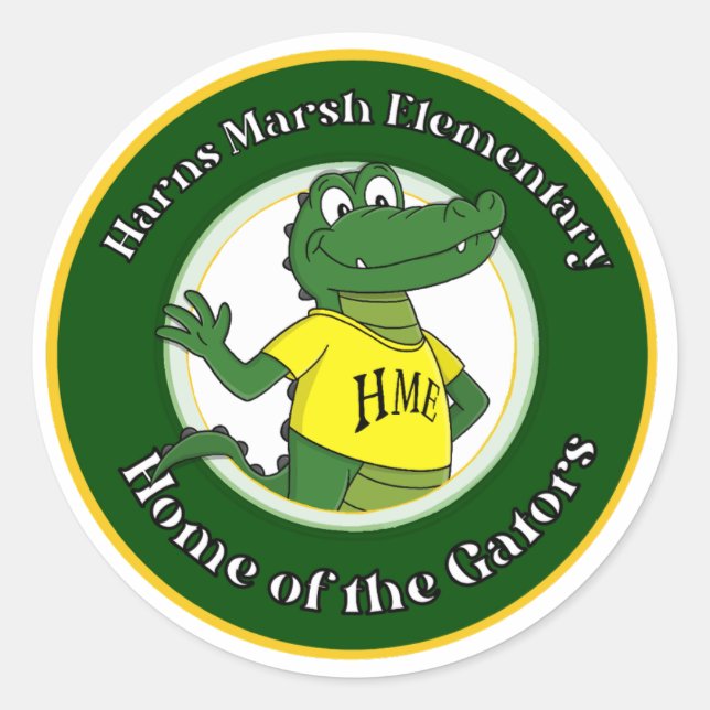 Adesivo Redondo Marshall Stickers (Frente)