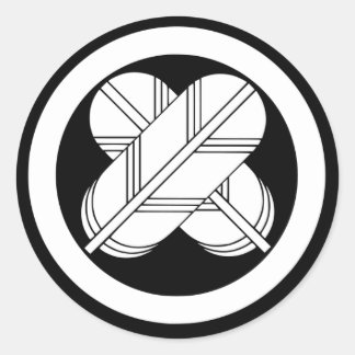 Adesivo Redondo Maru Chigai Takanoha Kamon