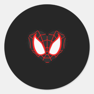 Adesivo Redondo Marvel Spider-man Miles Morales Dia dos Namorados
