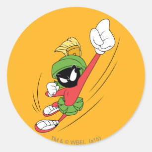 Adesivo Redondo MARVIN THE MARTIAN™ Punch